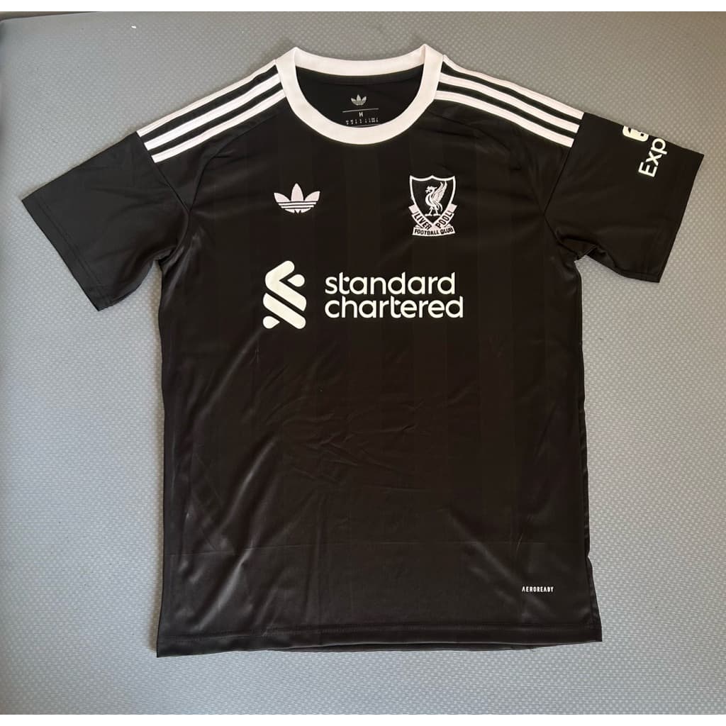 เสื้อสีดำ ริเวอร์ ฤดูกาลใหม่ 2025/2026 แฟนบอล โลโก้ปัก - รูปที่ 1