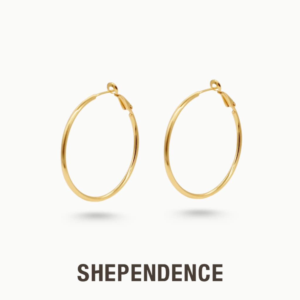 SHEPENDENCE ต่างหูห่วง CLASSIC 40 mm มินิมอลคลาสสิก ขนาด 40 มม. - รูปที่ 1