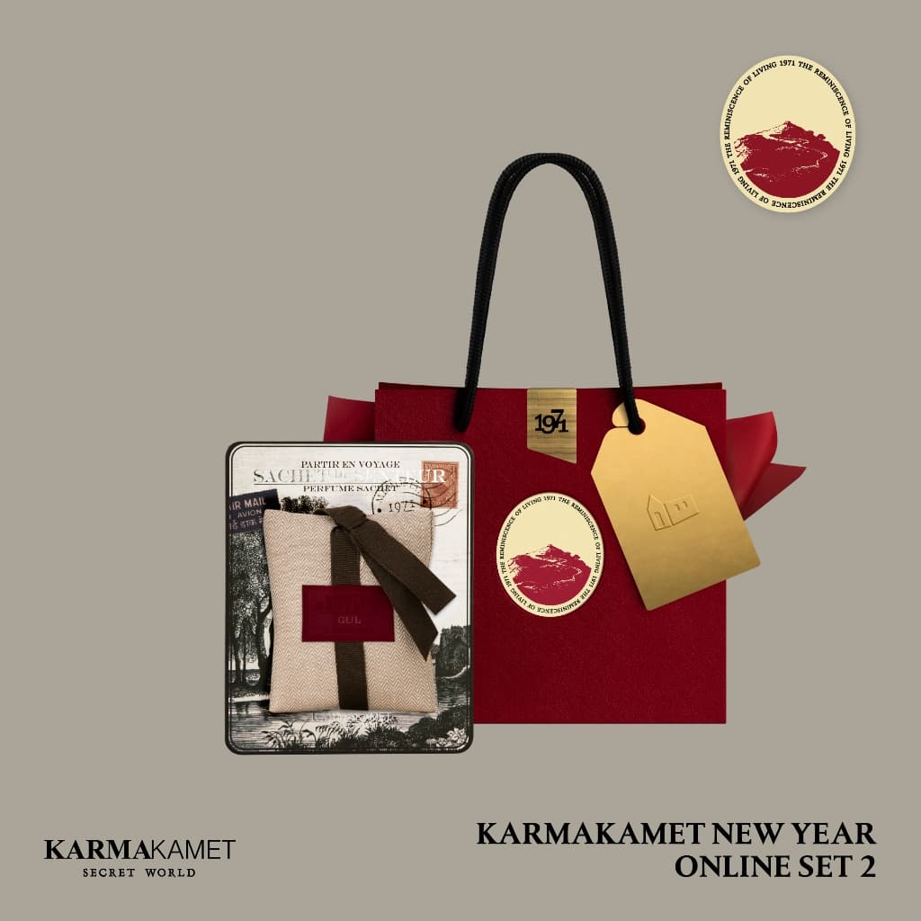 KARMAKAMET | Karmakamet New Year Online Set 2 | คามาคาเมต ถุงหอมปรับอากาศ ถุงหอมตู้เสื้อผ้า ของขวัญปีใหม่ ของขวัญจับสลาก - รูปที่ 1