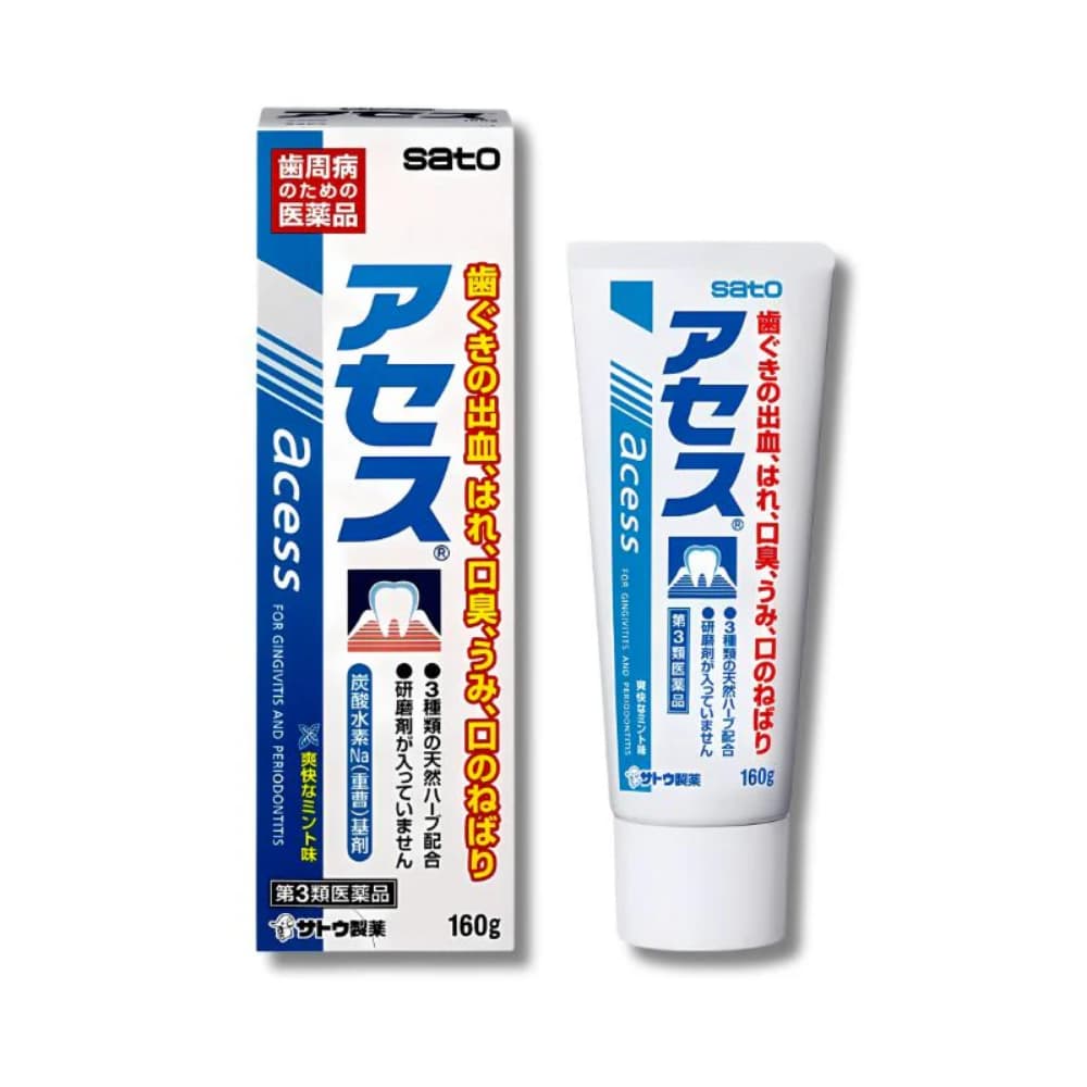 SATO Acess Toothpaste 160g ทำความสะอาดล้ำลึก คราบสกปรกหลุดง่าย - รูปที่ 1