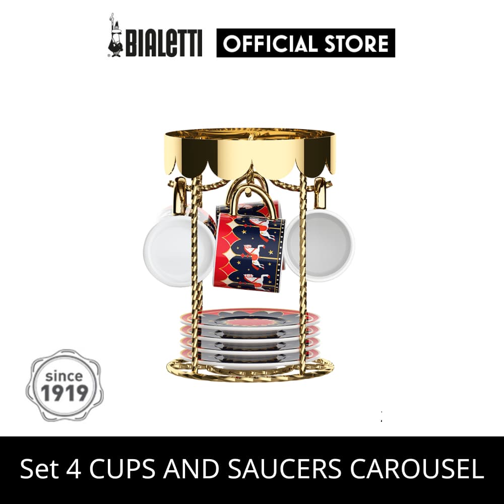 Bialetti Magico Ricordo Set 4 CUPS AND SAUCERS - CAROUSEL / [BL-NMAGIC003] - รูปที่ 1