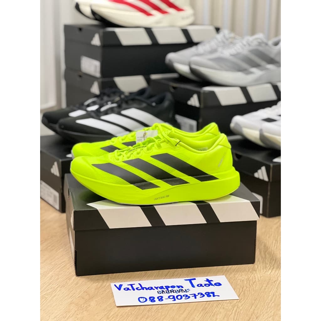 ?[พร้อมส่งจากไทย??] รองเท้า Adidas Adizero Evo SL Lucid Lemon JR3416 มือ1 ของแท้ 100% - รูปที่ 1