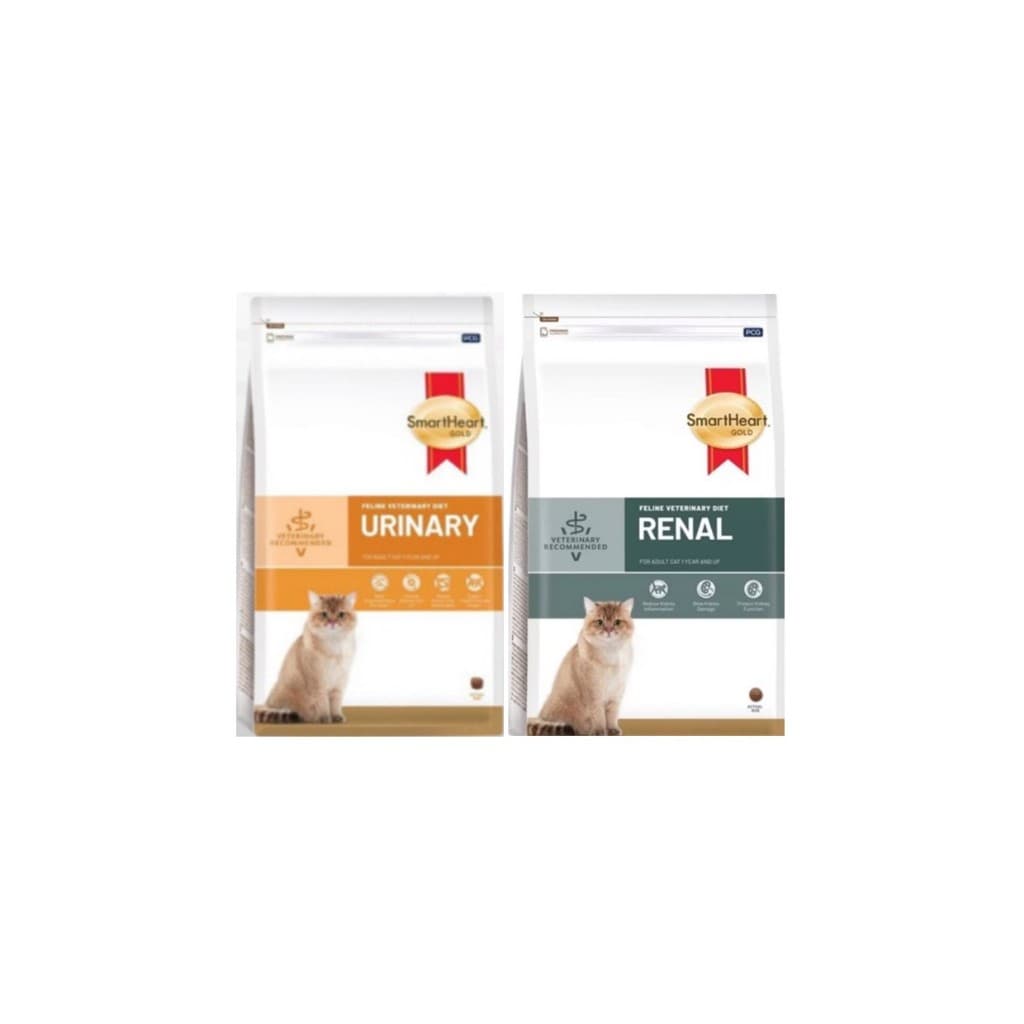 SmartHeart Gold Cat RENAL /Urinary 1kg เพิ่มขนาดใหม่ สมาร์ทฮาร์ทโกลด์ แบ่งจากกระสอบ ถุงขนาด 1 กิโลกรัม - รูปที่ 1