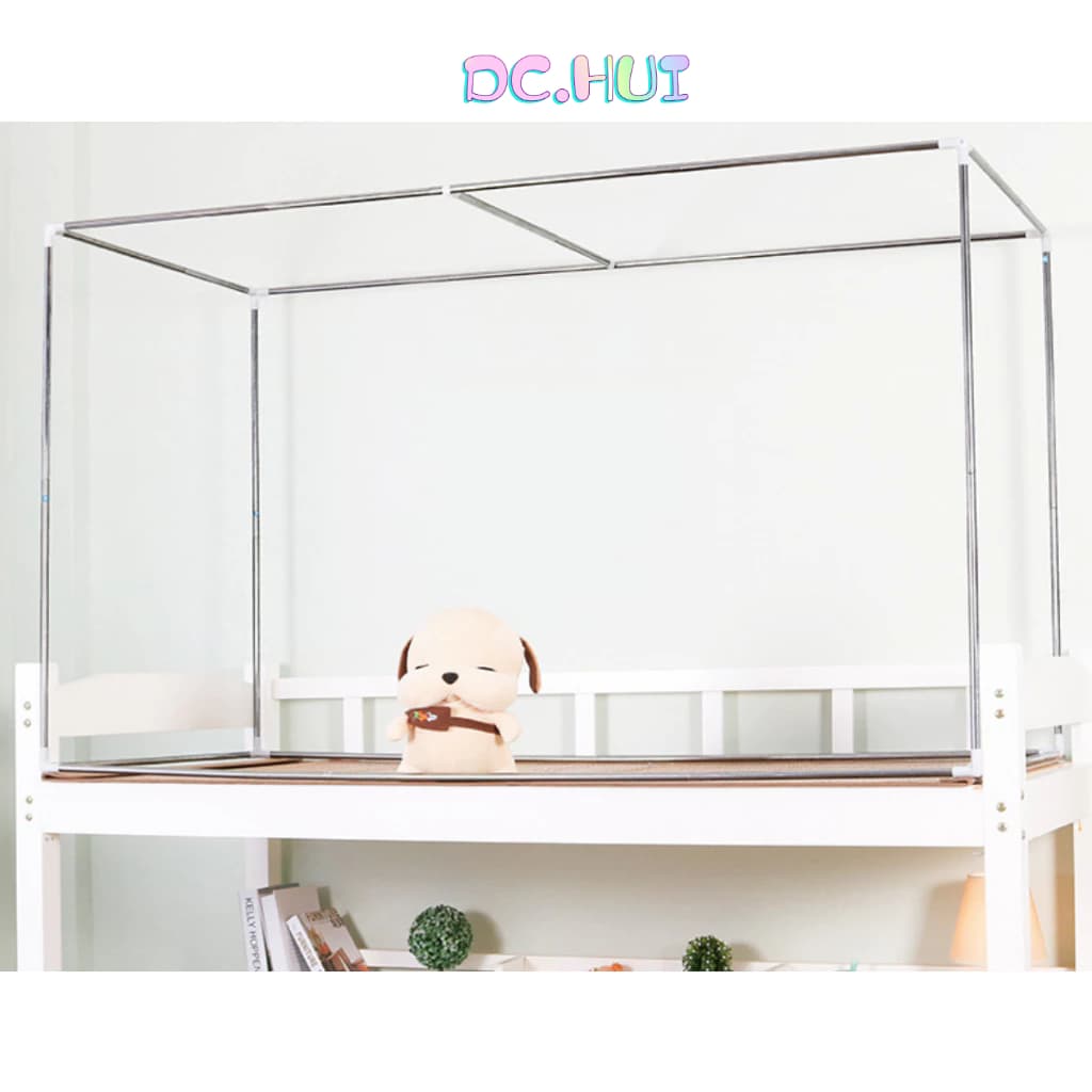 DC. HUI เสามุ้ง 3-3.5ฟุต โครงเหล็ก โครงเสามุ้งสแตนเลส (สำหรับเตียง3.5ฟุต) - รูปที่ 1